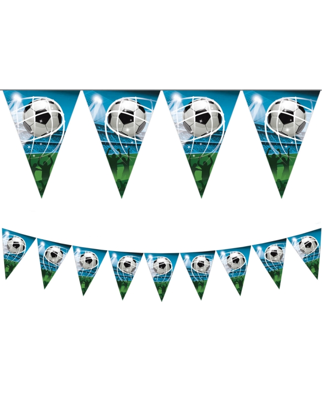 Banderin Futbol Triangulos