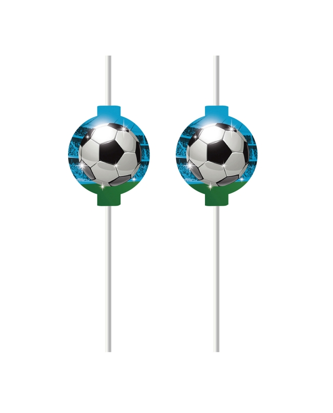 Pajitas Papel Futbol Fsc