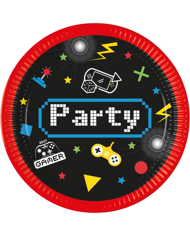Platos 23cm Game Party Fsc