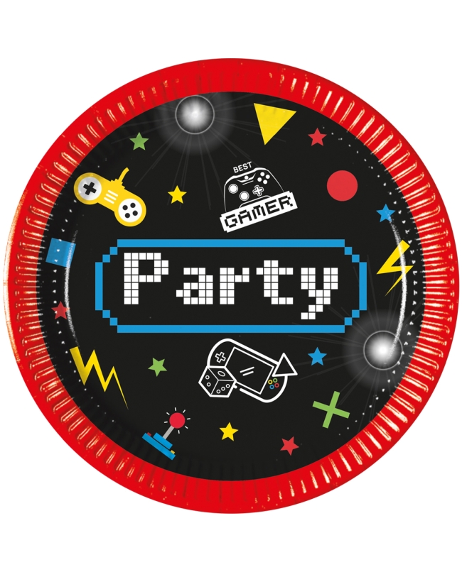 Platos 20cm Game Party Fsc ***OFERTA DTO NO ACUMULABLE