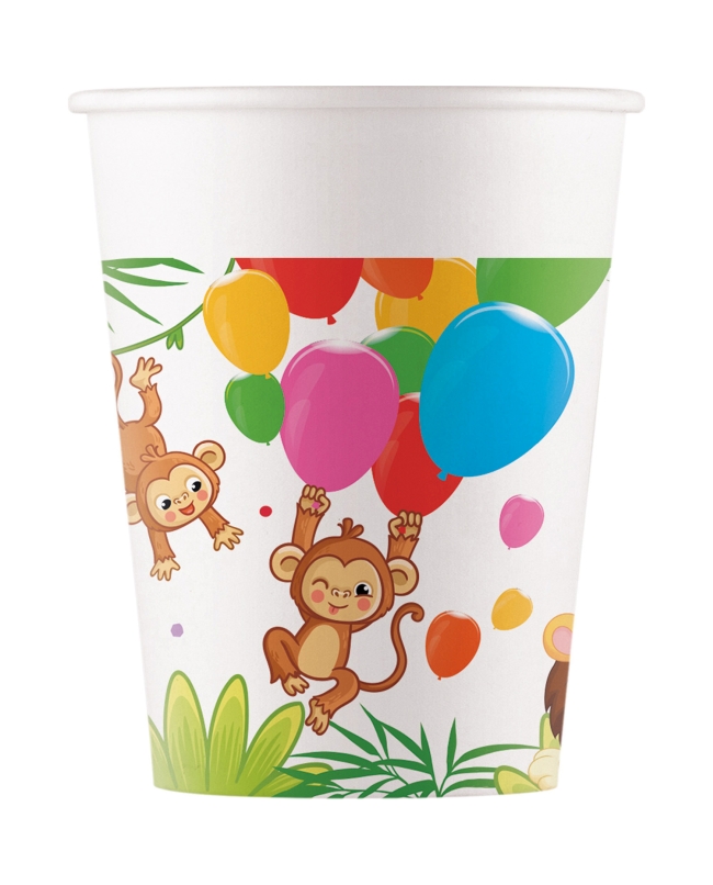 Vasos Papel 200ml Jungla Fsc