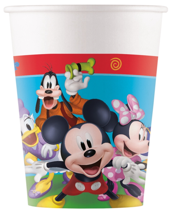 VASOS PAPEL 200ml MICKEY ROCK HOUSE FSC