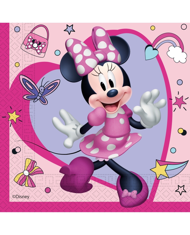 SERVILLETAS 33 X 33cm MINNIE JUNIOR FSC