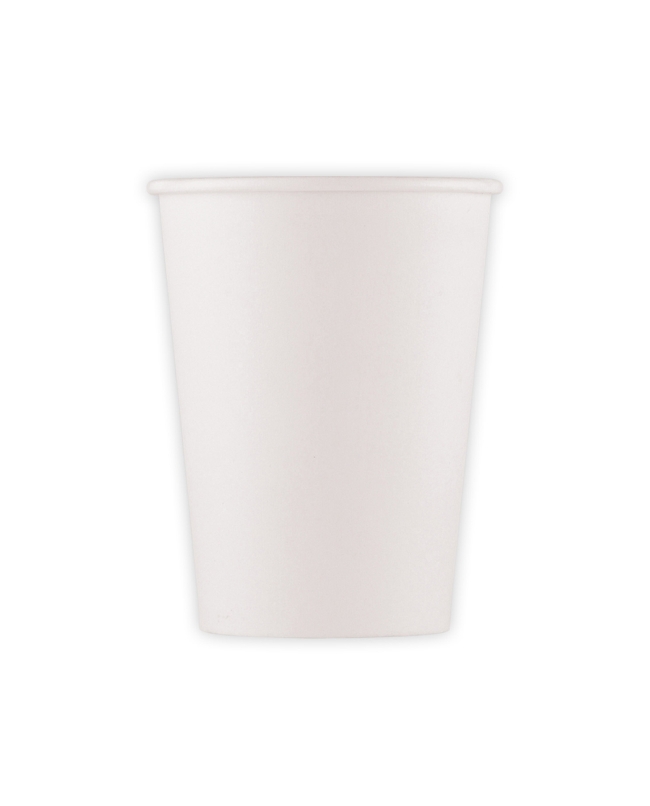 Vasos Papel Blancos 200ml Compostables Certificados Fsc 