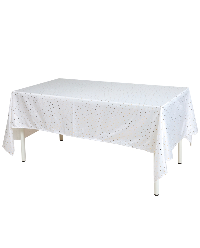 Mantel Corazoncito Marfil 145X240cm Poliester Popelina