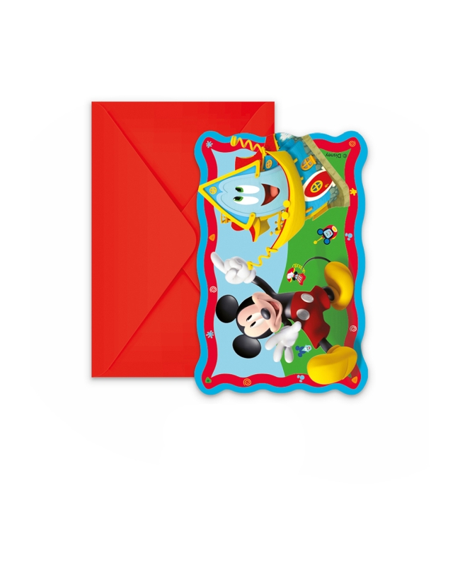 Invitaciones Forma Mickey Rock Fsc