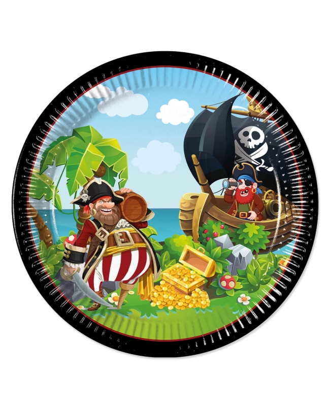 Platos 23cm Isla Pirata Fsc
