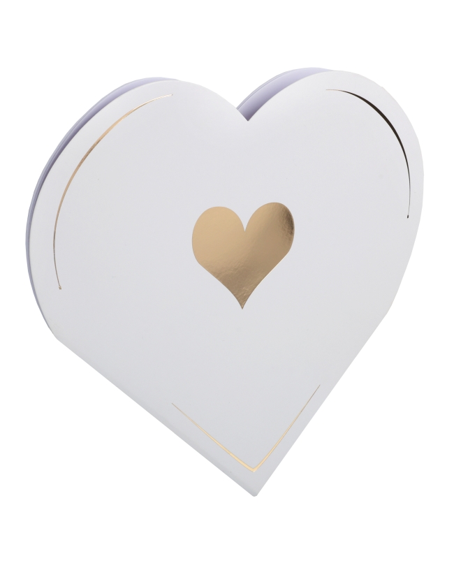 Libro Firmas Corazoncito Blanco 24X26cm Carton Flexible Y 20 Pag Papel