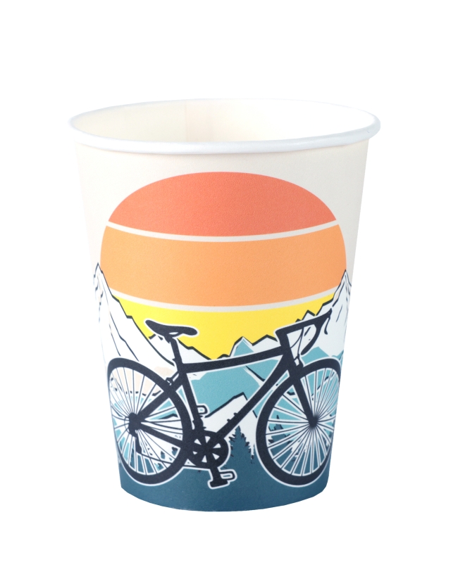 Vaso Bicicleta 7.8X9.7cm /27cl Carton