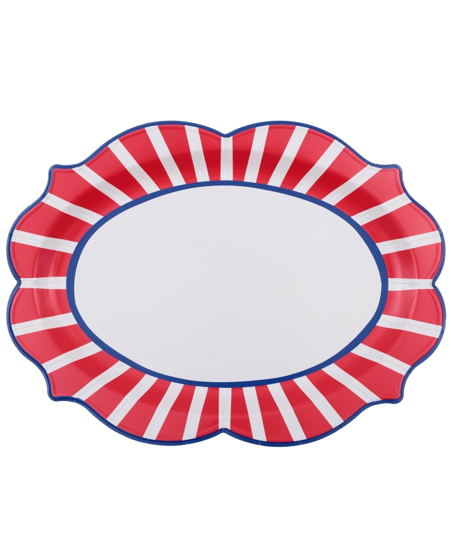 Bandeja Dolce Vita Rojo 36X26cm Carton