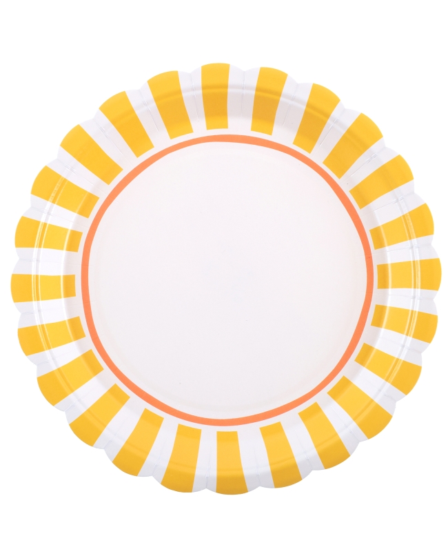 Plato Dolce Vita Amarillo 23cm Carton