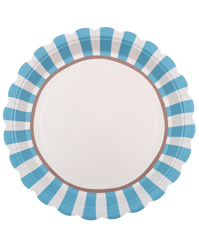 Plato Dolce Vita Azul Cielo 23cm Carton