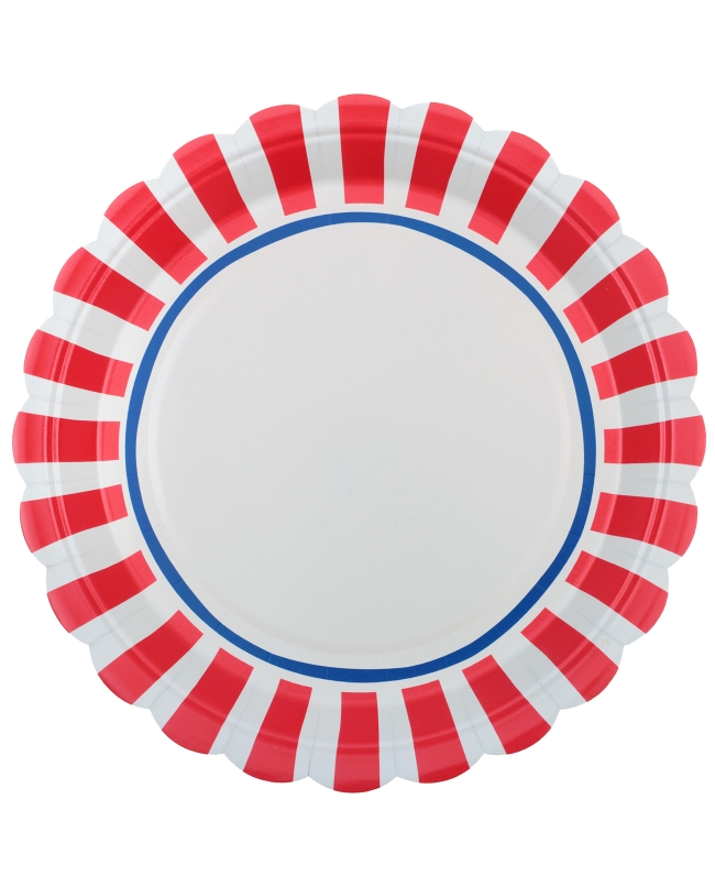 Plato Dolce Vita Rojo 23cm Carton