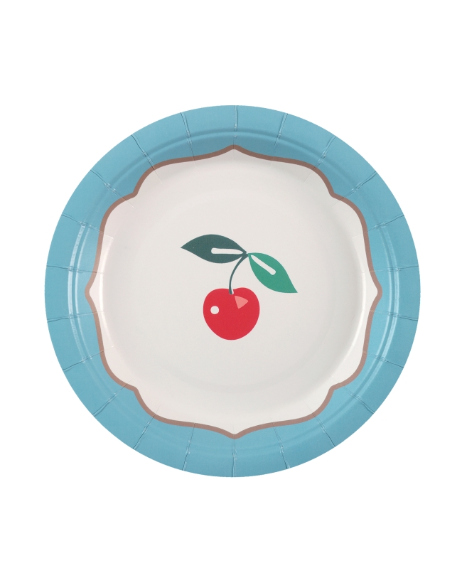 Plato Pequeño Dolce Vita Azul Cielo 17.5cm Carton