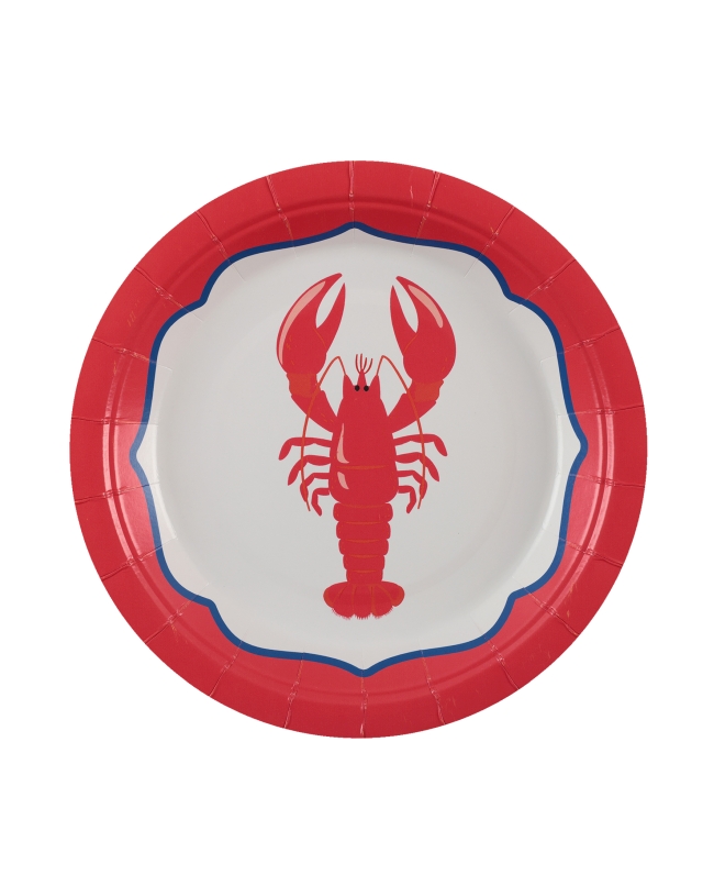 Plato Pequeño Dolce Vita Rojo 17.5cm Carton