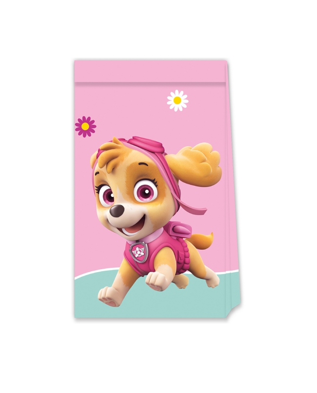 Bolsas Papel Patrulla Canina Rosa Fsc