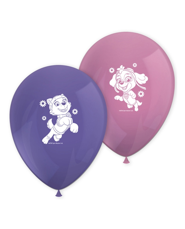 Globos Latex Patrulla Canina Rosa