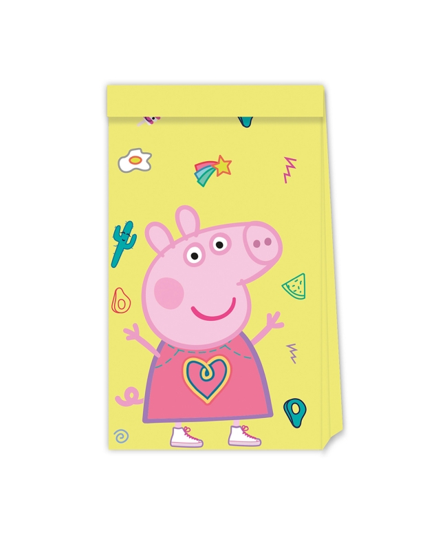 Bolsas Juguetes Papel Peppa Pig Fsc