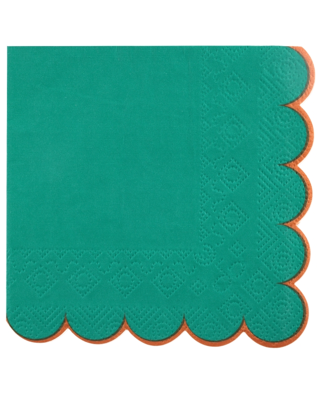 Servilleta Pequeña Dolce Vita Verde Jade 25X25cm Papel 3C