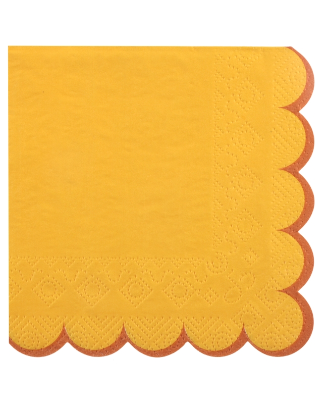 Servilleta Pequeña Dolce Vita Amarillo 25X25cm Papel 3C