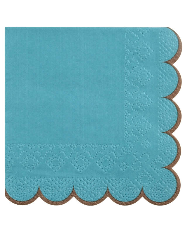 Servilleta Pequeña Dolce Vita Azul Cielo 25X25cm Papel 3C