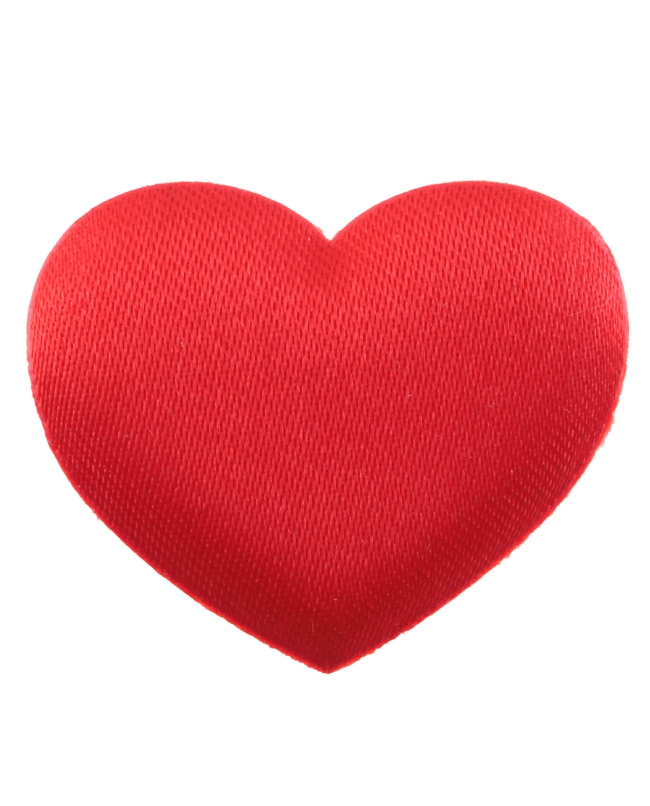 Confeti Mesa Corazon Rojo 3X2.5cm Tela