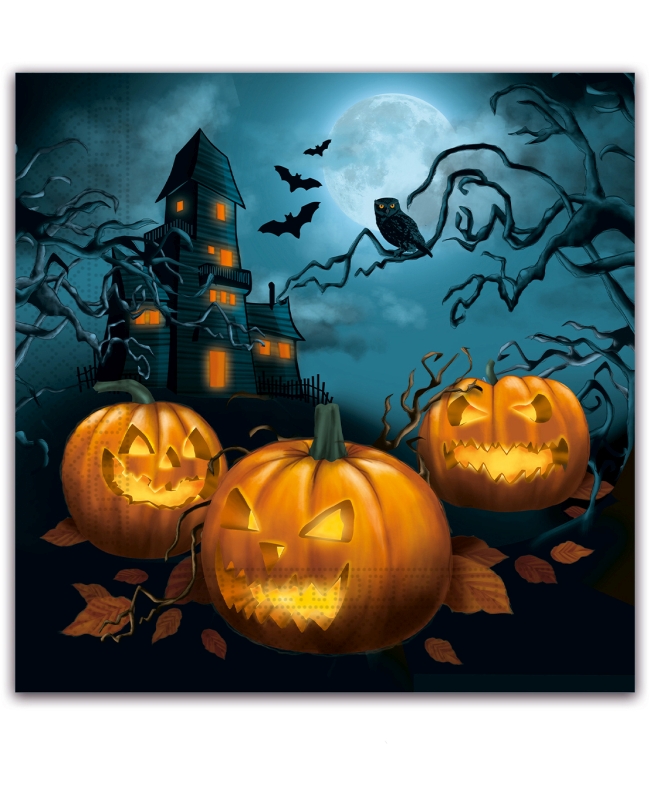 Servilletas 33 x 33cm Hallloween Sensations Fsc
