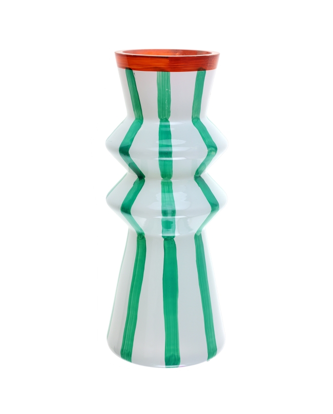 Jarron Dolce Vita Verde Jade 8X20.5cm Vidrio