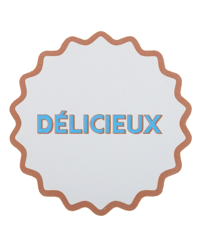 Posavasos Dolce Vita Azul Cielo 10cm Madera
