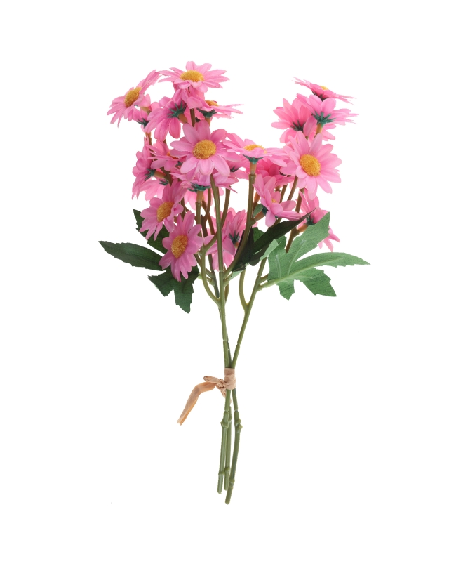 Ramo Primaveral Rosa 15X14X26cm Poliester Y Plastico