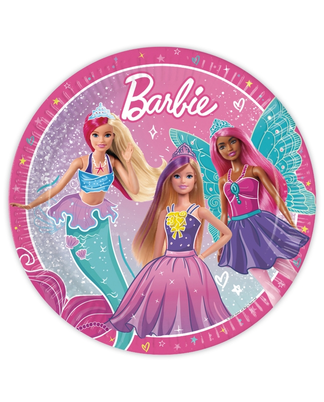 Platos 23cm Barbie Fsc