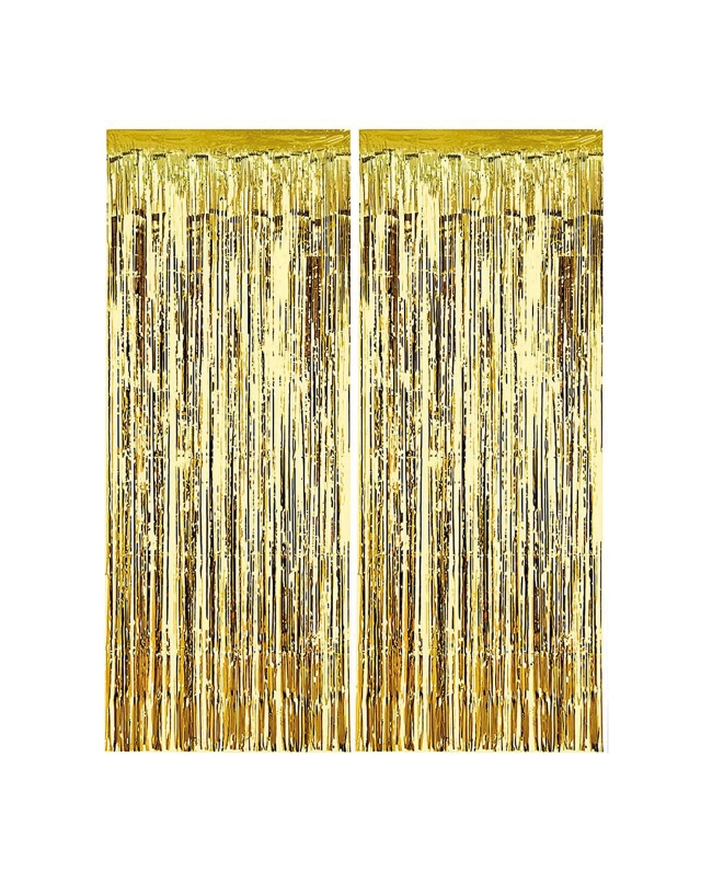 Decoracion Cortina Oro 1 X 2m