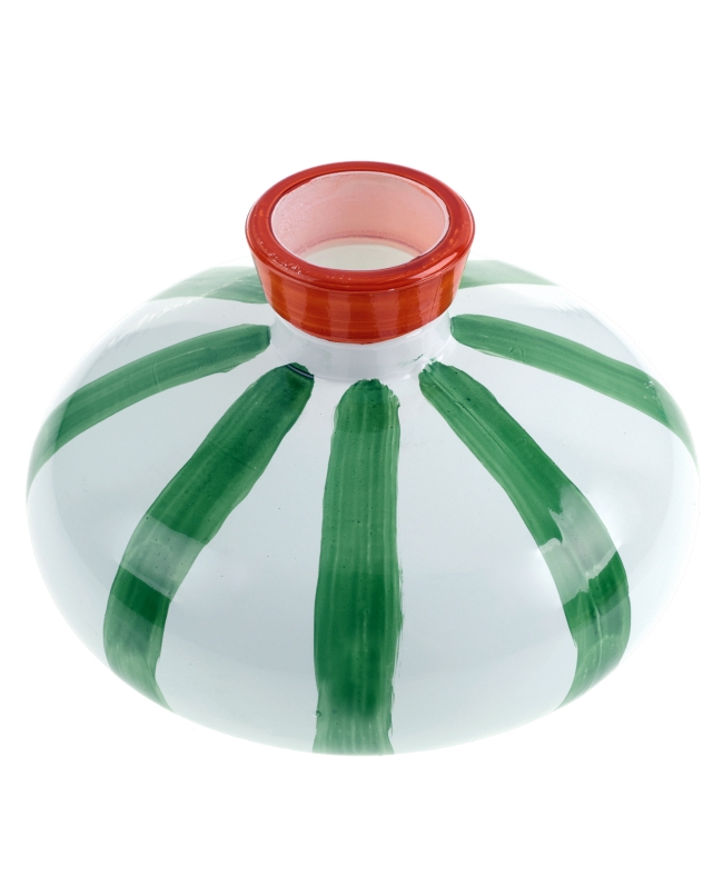 Jarron Pequeño Dolce Vita Verde Jade 9X6.5cm Vidrio