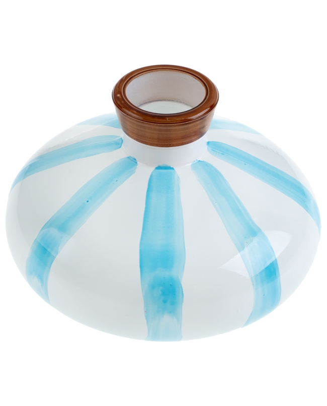 Jarron Pequeño Dolce Vita Azul Cielo 9X6.5cm Vidrio