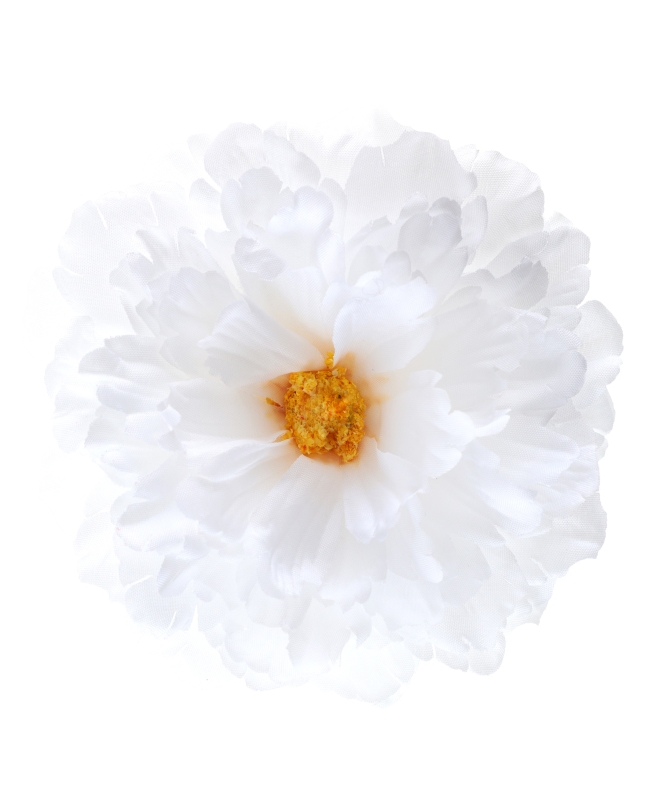 Peonia Blanco 11X5cm Poliester