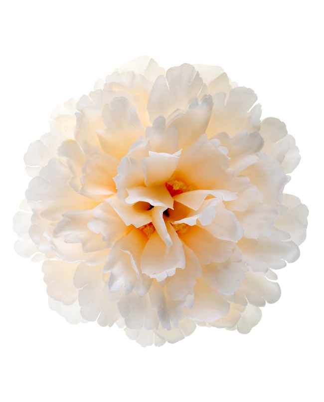 Peonia Marfil 11X5cm Poliester