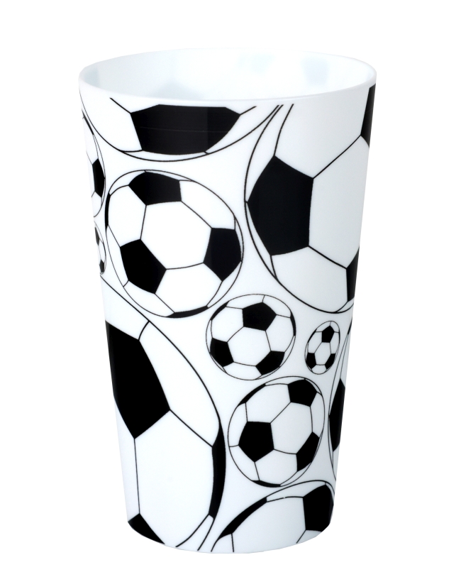 Vaso Reutilizable Futbol 7.3X11.6cm /33cl Polipropileno