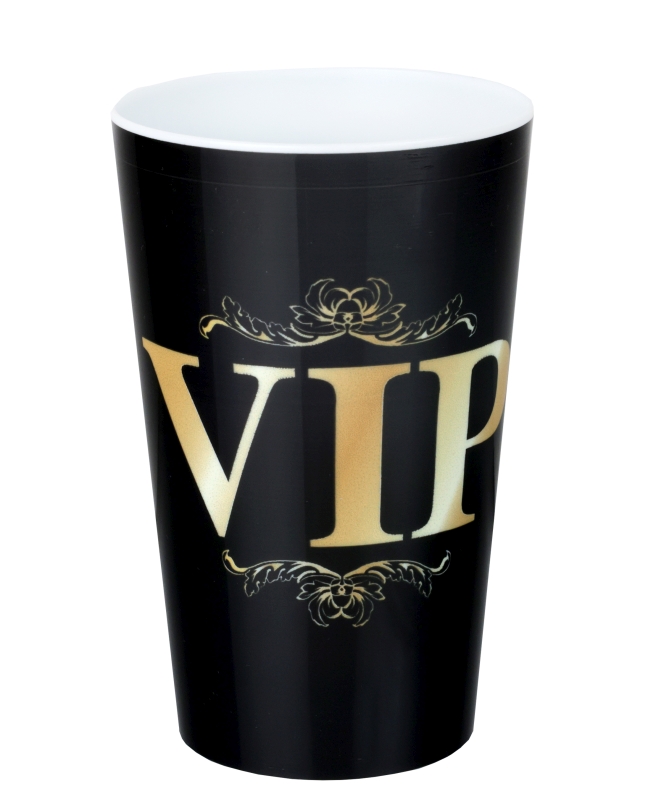 Vaso Reutilizable Vip 7.3X11.6cm /33cl Polipropileno