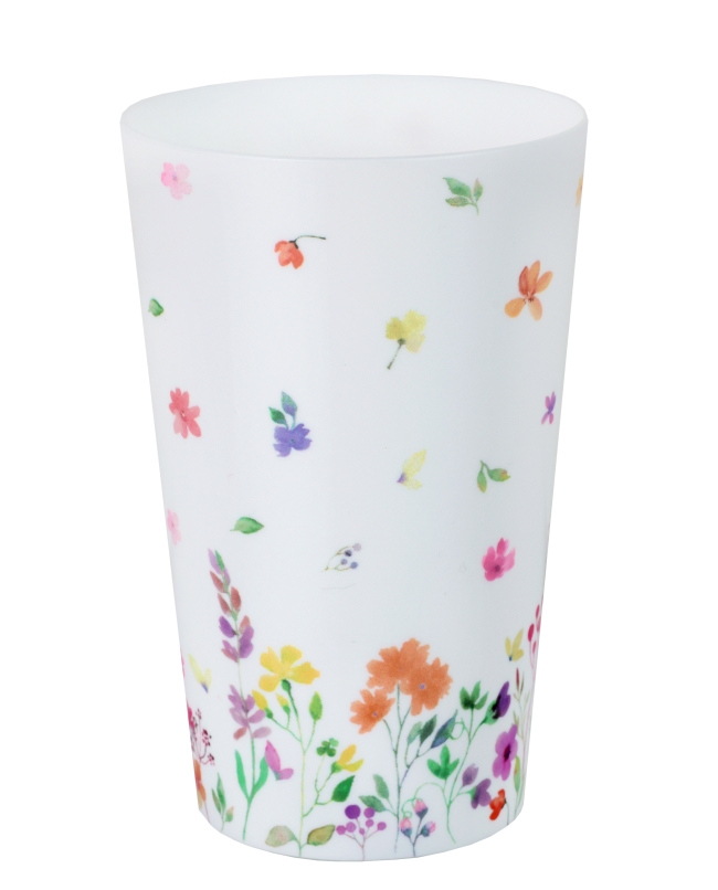 Vaso Reutilizable Primavera 7.3X11.6cm /33cl Polipropileno