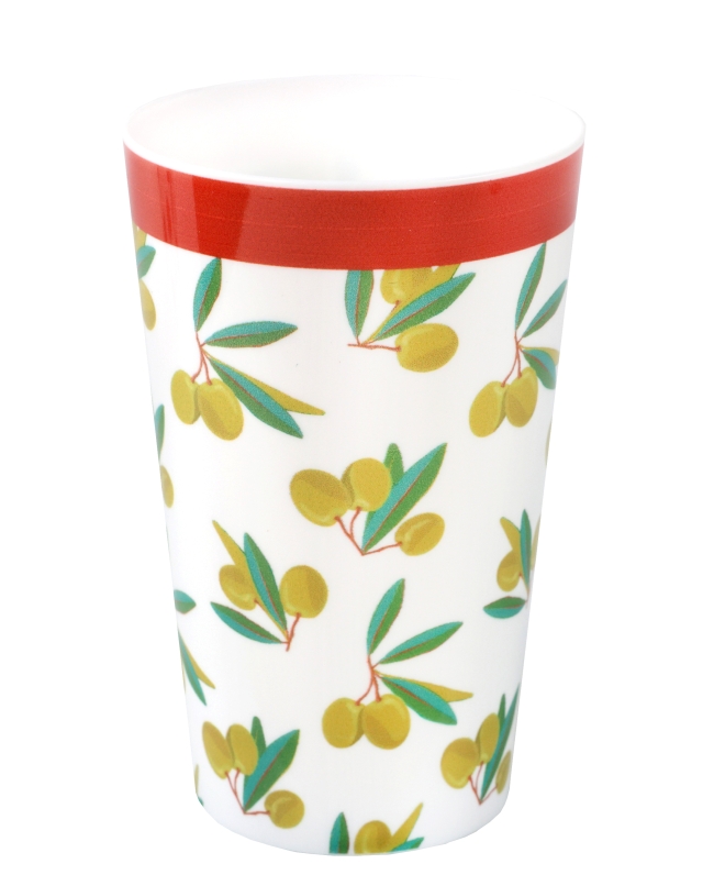 Vaso Reutilizable Dolce Vita Verde Jade 7.3X11.6cm /33cl Polipropileno