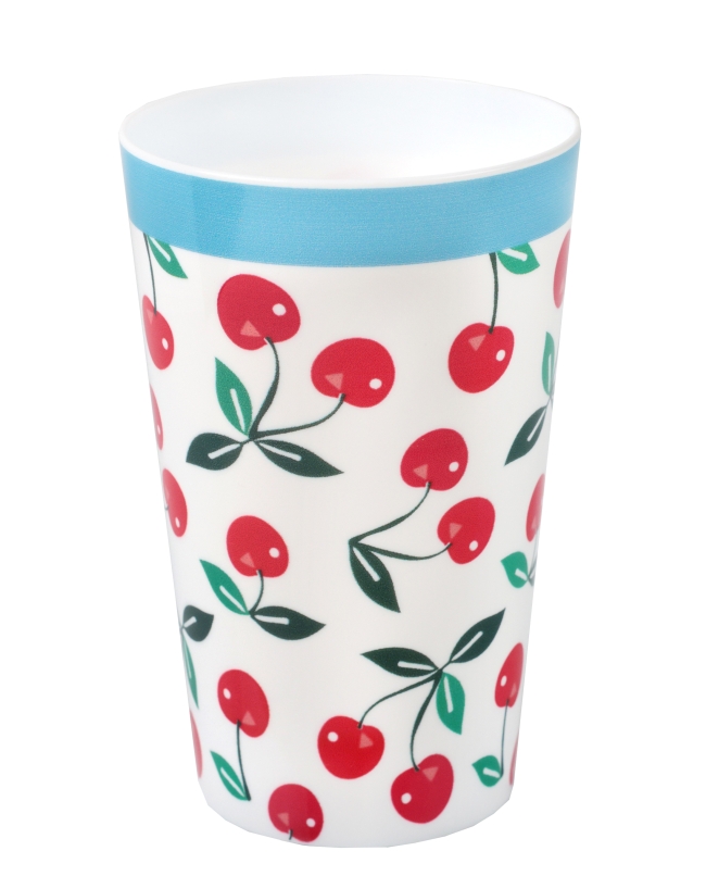 Vaso Reutilizable Dolce Vita Azul Cielo 7.3X11.6cm /33cl Polipropileno