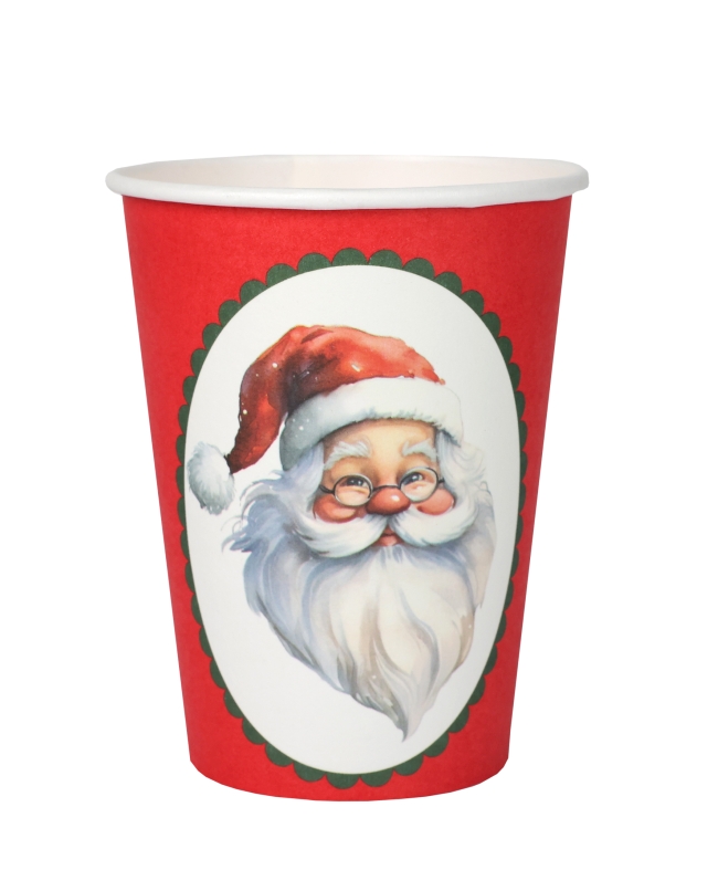Vaso Papa Noel 7.8X9.7cm/27cl Carton ***OFERTA DTO NO ACUMULABLE