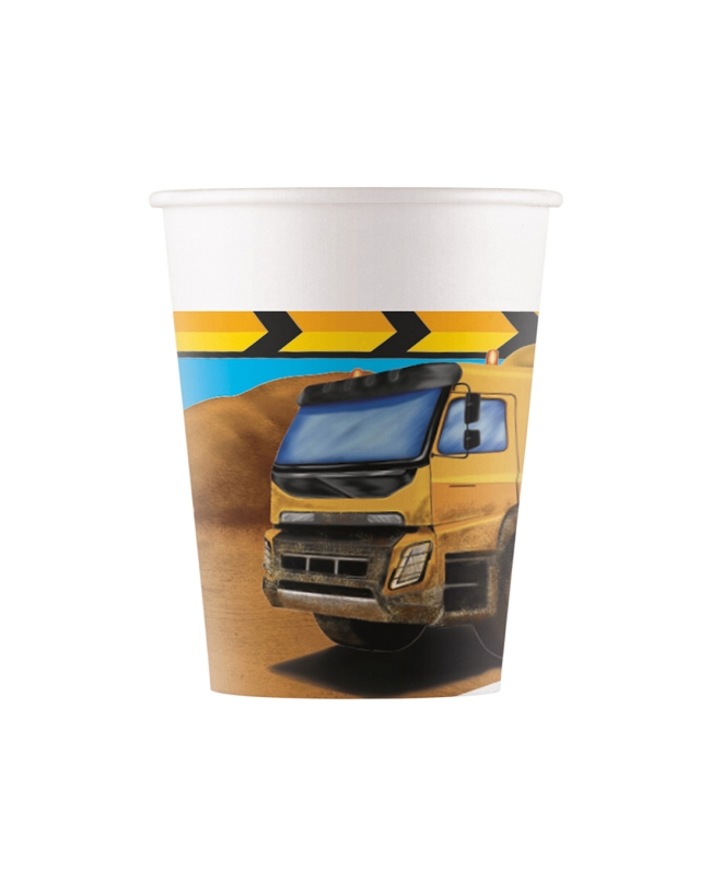 Vasos Papel 200ml Construccion Fsc