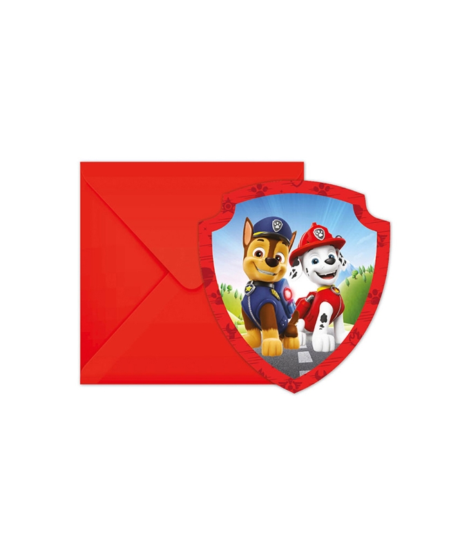Invitaciones Forma Patrulla Canina Fsc