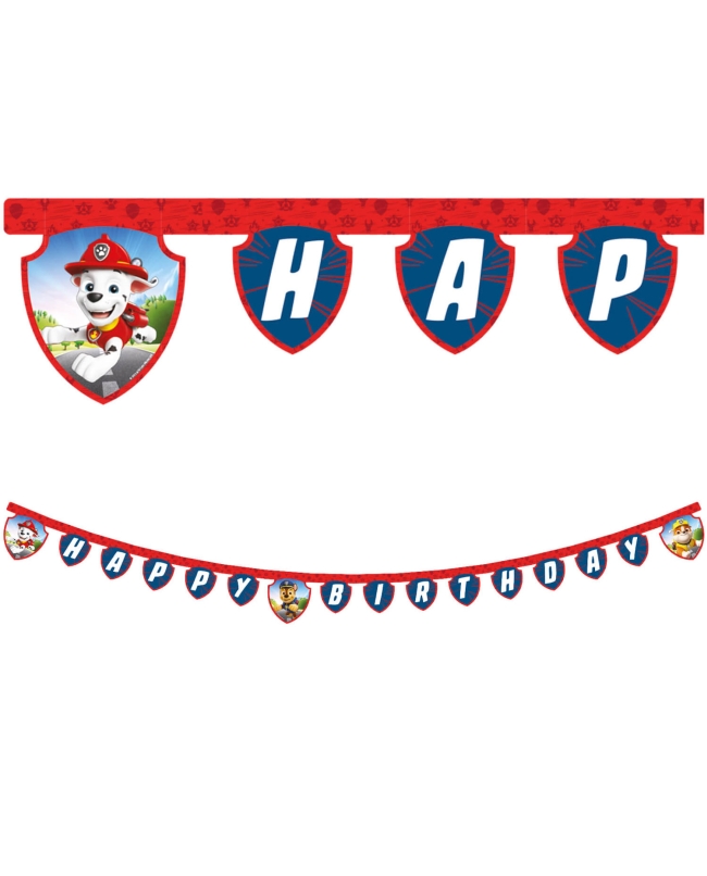 Guirnalda Happy Bday Patrulla Canina