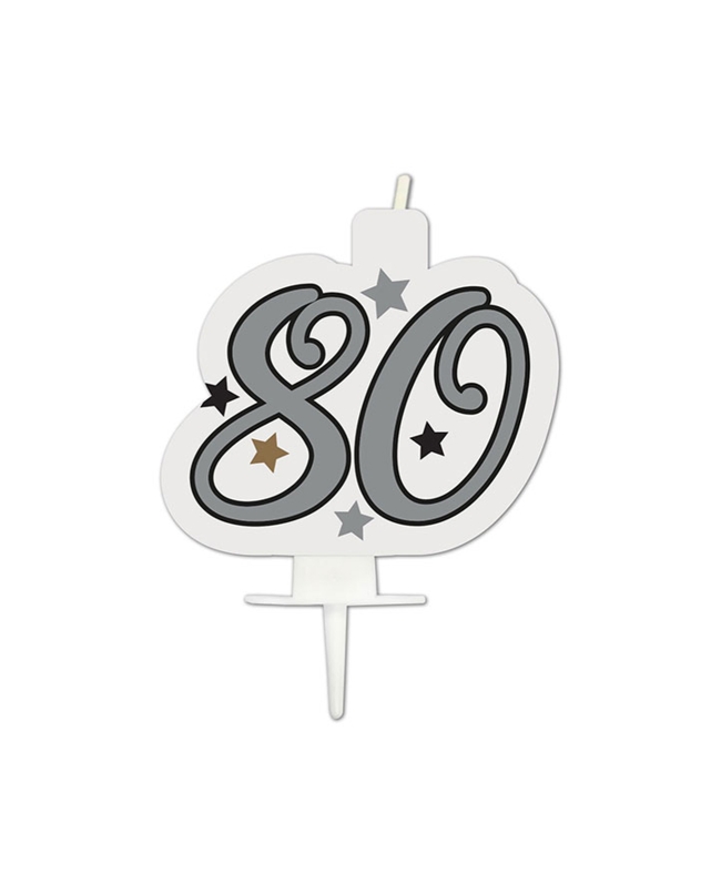 Vela 80 Años Plata
