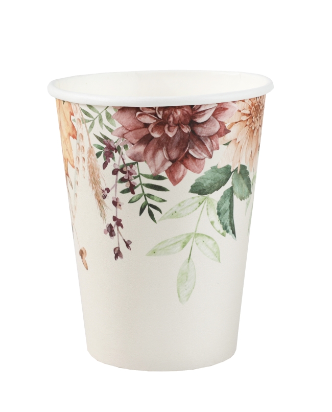 Vaso Otoño Floral 7.8X9.7cm/27cl Carton ***OFERTA DTO NO ACUMULABLE