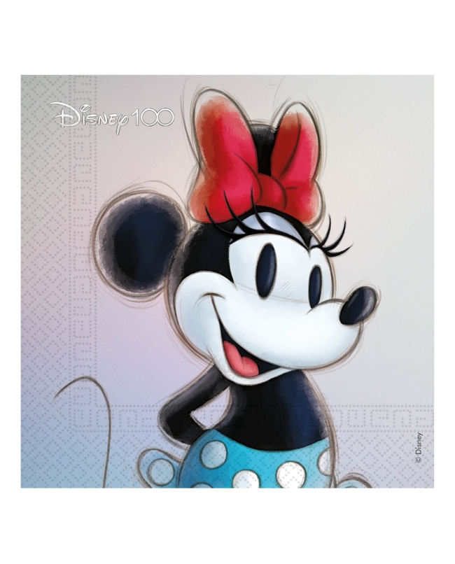 Servilletas 33cm X 33cm Disney 100 Minnie Fsc