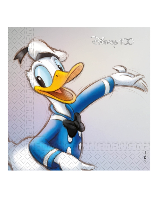 Servilletas 33cm X 33cm Disney 100 Donald Fsc