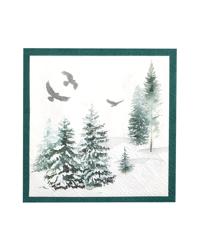 Servilleta Peq. Dulzura Invierno 25X25cm Papel 3 Capas ***OFERTA DTO NO ACUMULABLE